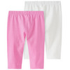 2 Baby Capri-Leggings im Basic-Look