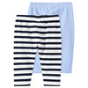 2 Baby Capri-Leggings im Basic-Look