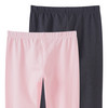 2 Mädchen Capri-Leggings im Basic-Look