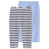 2 Mädchen Capri-Leggings im Basic-Look