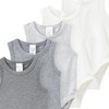 5 Baby Bodys in verschiedenen Farben