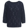 Damen Strickshirt mit Ajour-Muster