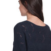 Damen Strickshirt mit Ajour-Muster