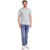 3 heren T-shirts in basic-look