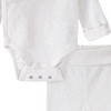 Newborn wikkelbody, broek en muts in een set