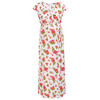 Damen Umstands-Maxikleid mit Blumen allover