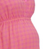 Damen Umstands-Kleid mit Karo-Muster