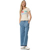 Damen T-Shirt mit Message-Print