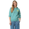 Damen Hoodie mit Message-Print