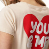Damen T-Shirt mit Message-Print