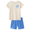 Babyshorty met tekstprint