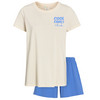 Damen Shorty mit Message-Print