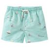 Baby Badeshorts mit Segelschiffen