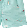Baby Badeshorts mit Segelschiffen
