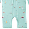 Baby UV-Badeoverall mit Segelschiffen UPF40
