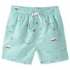 Jungen Badeshorts mit Segelschiffen