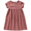 Mädchen Musselin-Kleid mit Teilungsnaht