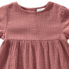 Mädchen Musselin-Kleid mit Teilungsnaht