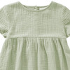 Mädchen Musselin-Kleid mit Teilungsnaht