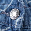 Mädchen Jeansshorts mit Herzen allover