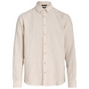 Herren Leinen-Hemd mit Button-Down-Kragen