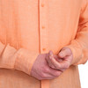Herren Leinen-Hemd mit Button-Down-Kragen