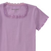 Mädchen T-Shirt mit Spitze