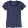 Mädchen T-Shirt mit Spitze