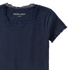 Mädchen T-Shirt mit Spitze