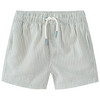 Baby Badeshorts mit Seersucker-Streifen