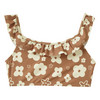 Mädchen Bikini mit Blumen-Allover