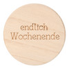 2 Untersetzer aus Holz