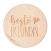 2 Untersetzer aus Holz