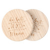 2 Untersetzer aus Holz