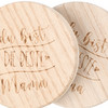 2 Untersetzer aus Holz