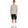 Herren Leinen-Shorts in Unifarben
