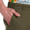 Herren Leinen-Shorts in Unifarben