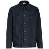 Herren Leinen-Overshirt in Hemd-Optik