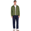 Herren Leinen-Overshirt in Hemd-Optik