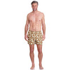 Zwemshort voor heren met bloemenprint