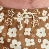 Zwemshort voor heren met bloemenprint