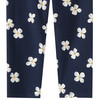 Meisjes leggings met bloemenmotief