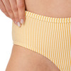 Damen Bikinipanty mit Seersucker-Streifen