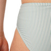 Damen Bikinipanty mit Seersucker-Streifen