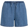 Damen Jeansshorts mit Tunnelzug