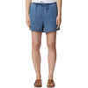 Damen Jeansshorts mit Tunnelzug