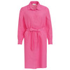 Damen Leinen-Hemdkleid mit Bindeband