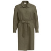 Damen Leinen-Hemdkleid mit Bindeband