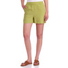 Damen Leinen-Shorts mit Elastikbund