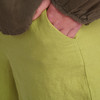 Damen Leinen-Shorts mit Elastikbund